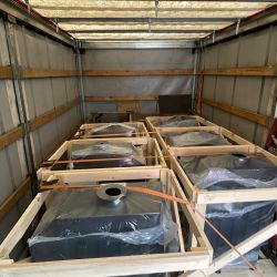 Preprava krbových vložiek na prekládku do Slovinska  - JKSpedTrans